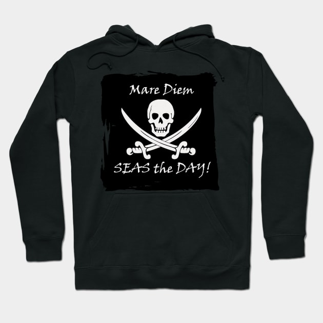 Pirates Seas the Day Hoodie by DISmithArt